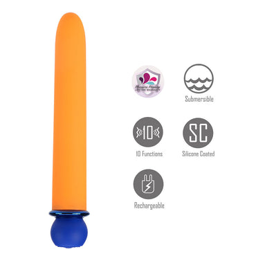 Maia RORI - Orange - Orange 15.2 cm USB Rechargeable XL Bullet Maia Toys