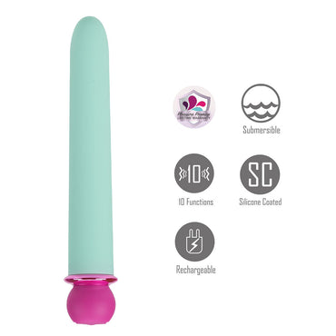 Maia RORI - Teal - Teal 15.2 cm USB Rechargeable XL Bullet Maia Toys