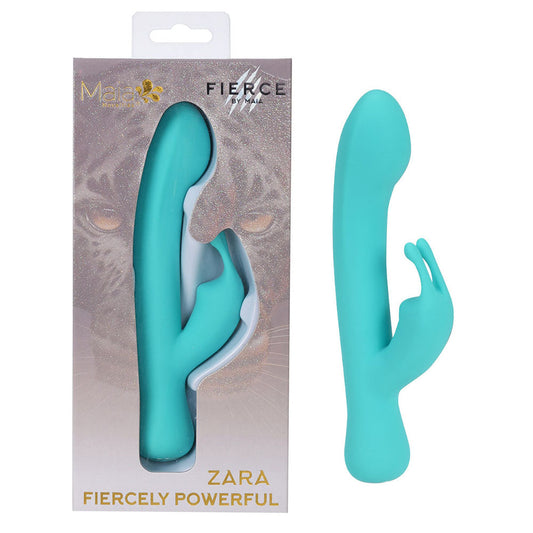 Maia ZARA - Teal - Teal 17.1 cm USB Rechargeable Rabbit Vibrator Maia Toys