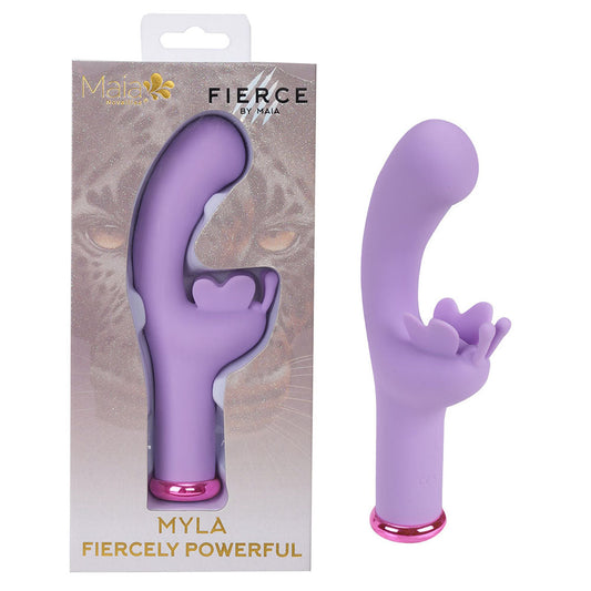 Maia MYLA - Lavender - Lavender 15.9 cm USB Rechargeable Butterfly Vibrator Maia Toys