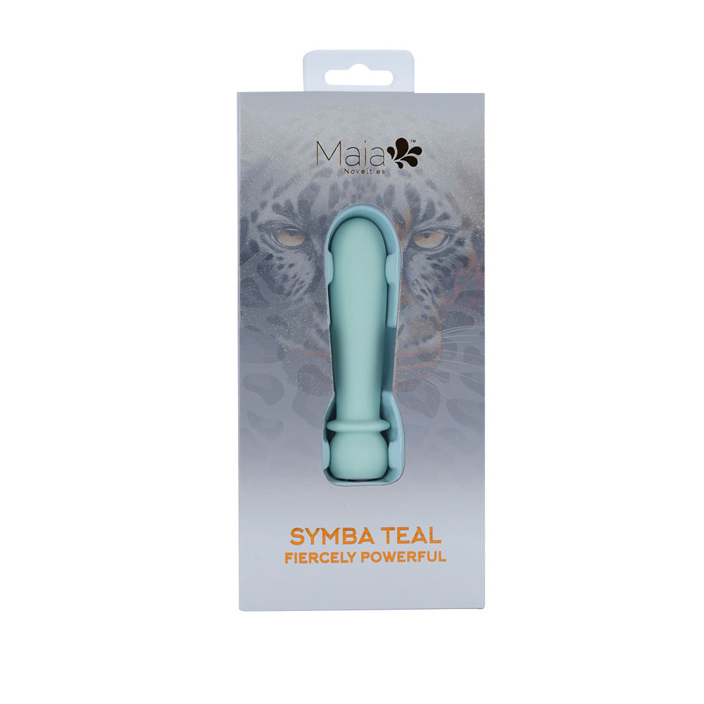 Maia SYMBA - Teal - Teal 10.8 cm USB Rechargeable Powerful Bullet Maia Toys