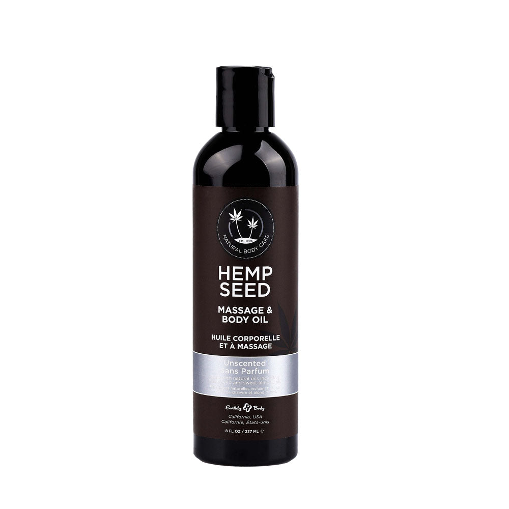 Hemp Seed Massage & Body Oil - Unscented - 237 ml Bottle Default Title - Club X