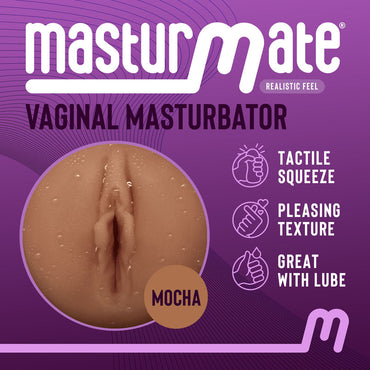 Masturmate - Vagina - Mocha - Brown Vagina Stroker Creative Conceptions