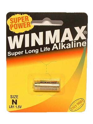 Winmax N Alkaline Battery - Alkaline Battery - N 1 Pack Wincell/winmax