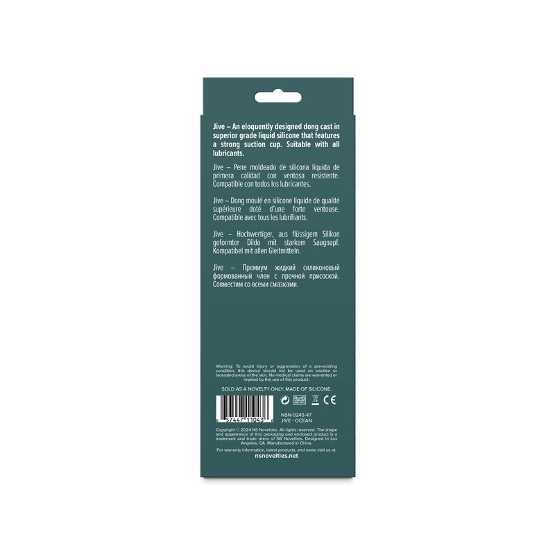 Lust-n-Dreams - Jive - Ocean - Blue 16.3 cm Dildo NS Novelties