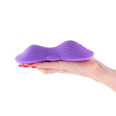Techno - Trap - Purple - Purple USB Rechargeable Vibrating Grind Pad with App Control NS Novelties