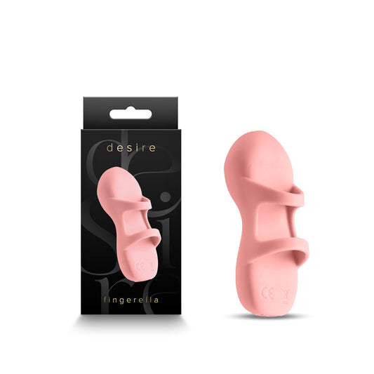 Desire - Fingerella - Pink - Pink USB Rechargeable Finger Stimulator Pink - Club X