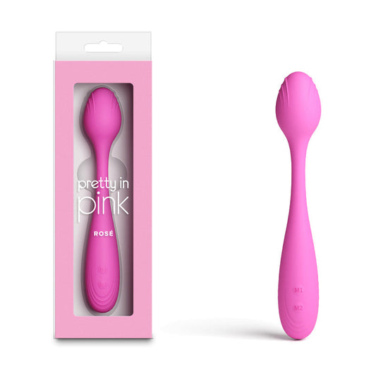 Pretty in Pink Rose - Pink - Pink 19.4 cm USB Rechargeable Vibrator NS Novelties