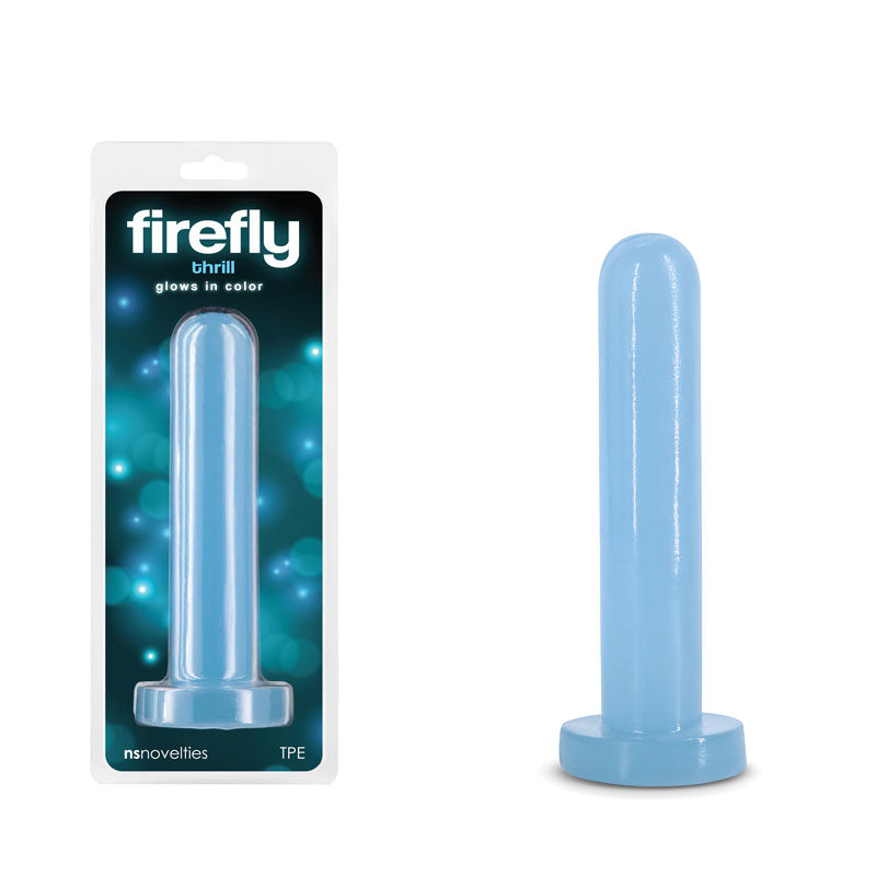 Firefly - Thrill - Blue - Small - Glow in Dark Blue 15.5 cm Small Dildo NS Novelties