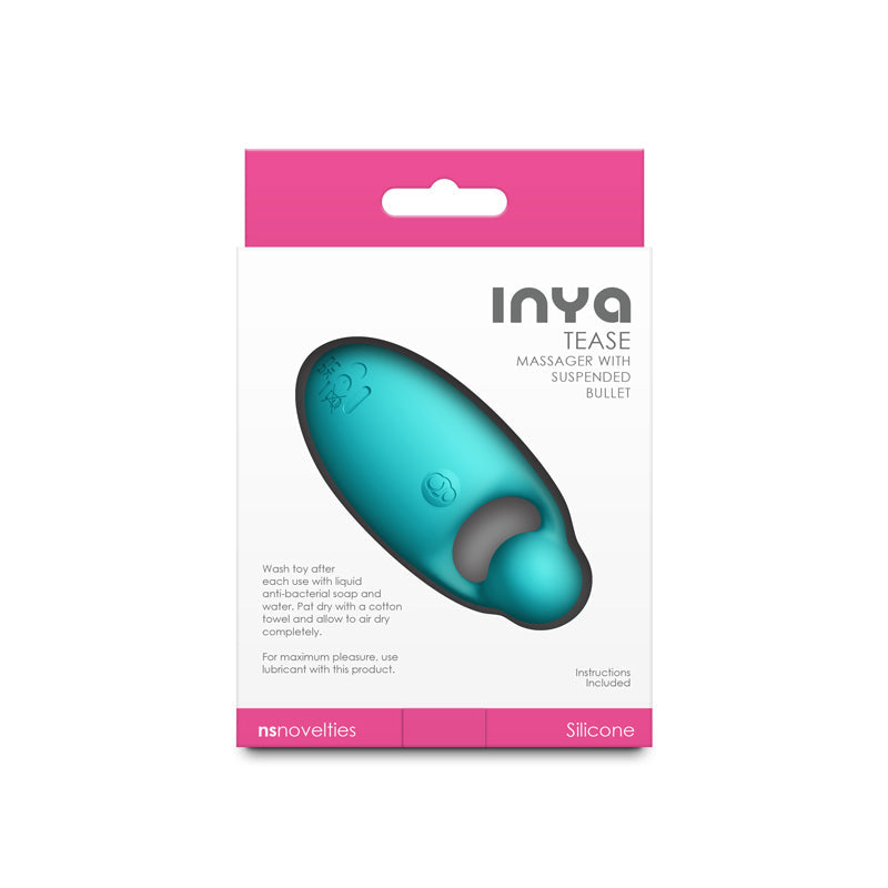 INYA Tease - Teal - Teal USB Rechargeable Finger Stimulator NS Novelties