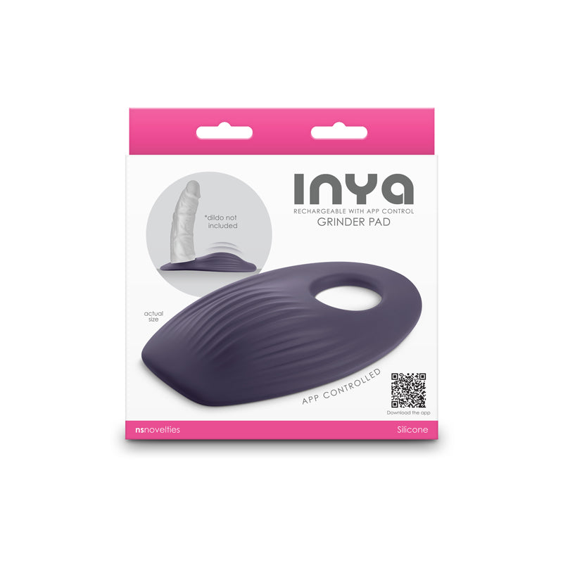 INYA Grinder - Grey - Grey USB Rechargeable Vibrating Grinding Pad with App Control Grey - Club X
