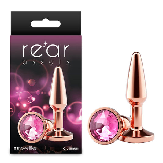 Rear Assets Tapered - Small - Rose Gold - NS Novelties
