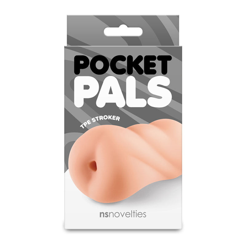 Pocket Pals Anal Stroker - Tan - Tan Anal Stroker NS Novelties