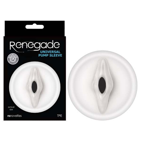 Renegade Universal Pump Sleeve - Clear Vagina-Shaped Penis Pump Sleeve Ns Novelties