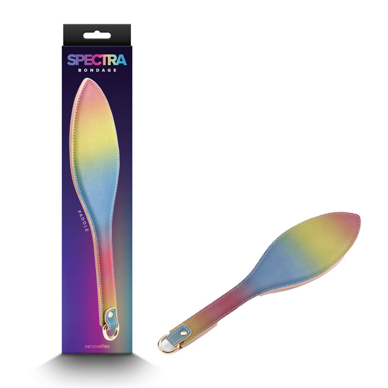 Spectra Bondage Paddle - Rainbow - Rainbow Paddle Coloured - Club X