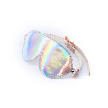 Cosmo Bondage Blindfold - Rainbow - Metallic Rainbow Eye Restraint NS Novelties