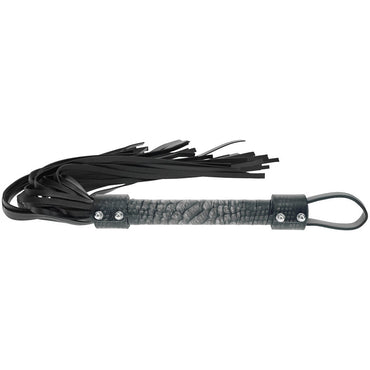 OUCH! Florence Collection - Flogger - Black Flogger Whip Shots Toys
