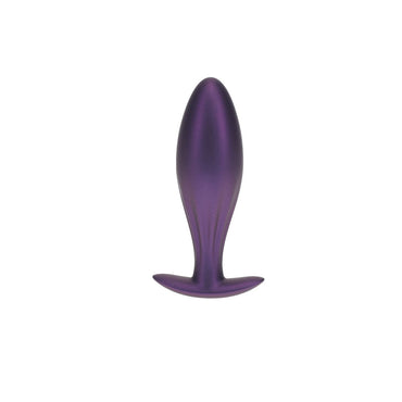 OUCH! Oval Anal Plug - Metallic Purple - Metallic Purple 11.7 cm Butt Plug Shots Toys