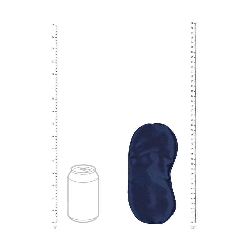 OUCH! Satin Mask - Navy - Navy Blue Eye Mask Shots Toys