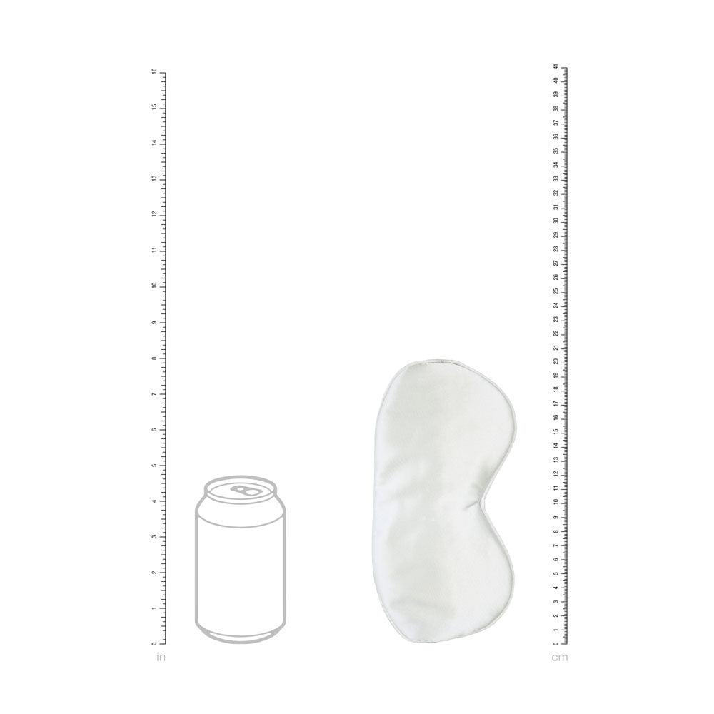 OUCH! Satin Mask - Silver - Silver Eye Mask Shots Toys