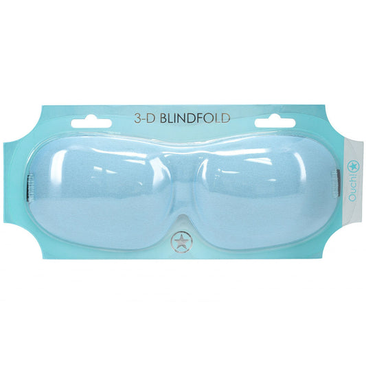 OUCH! 3D Mask - Powder Blue - Powder Blue Eye Mask Shots Toys