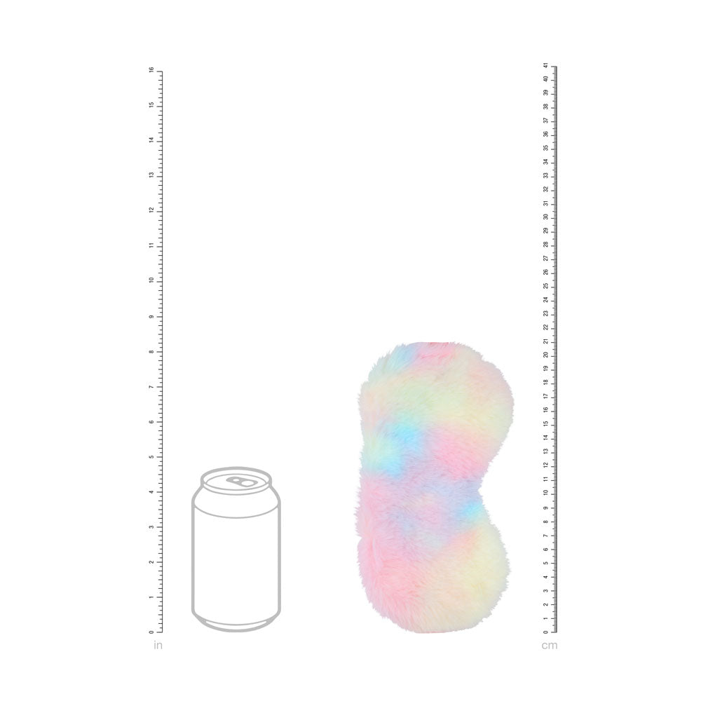 OUCH! Fluffy Mask - Multicolour 1 - Coloured Fluffy Eye Mask Shots Toys