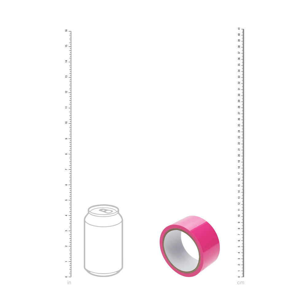 OUCH! PVC Non-Stick Tape - Pink - Pink Bondage Tape - 20 metre Length Shots Toys