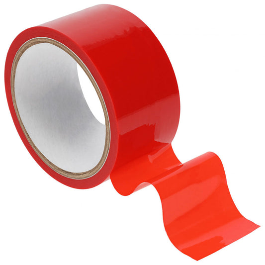 OUCH! PVC Non-Stick Tape - Red - Red Bondage Tape - 20 metre Length Shots Toys