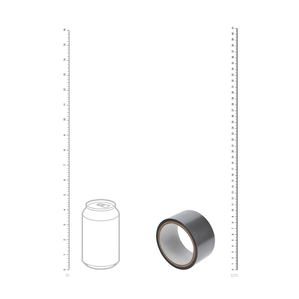 OUCH! PVC Non-Stick Tape - Silver - Silver Bondage Tape - 20 metre Length Shots Toys