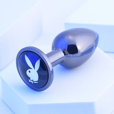 Playboy Pleasure TUX - Small - Metal 7.4 cm Small Butt Plug Playboy Pleasure