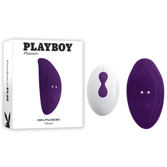 Playboy Pleasure OUR LITTLE SECRET - Purple USB Rechargeable Panty Vibrator with Wireless Remote Control Playboy Pleasure