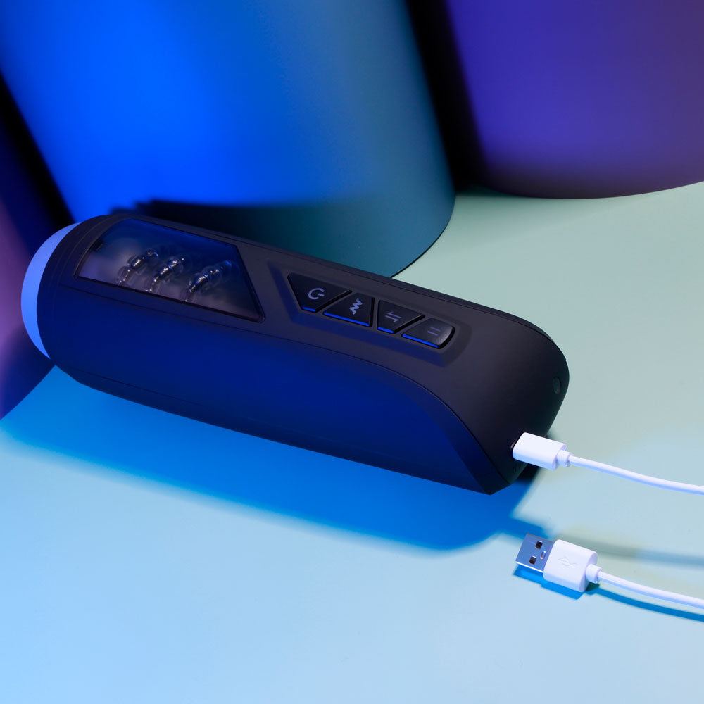 Playboy Pleasure PURSUIT OF PLEASURE - USB Rechargeable Vibrating Stroker Playboy Pleasure