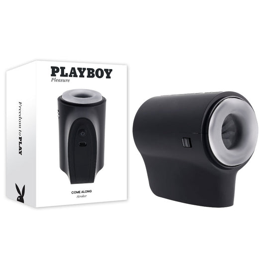 Playboy Pleasure COME ALONG - USB Rechargeable Vibrating Stroker Club X