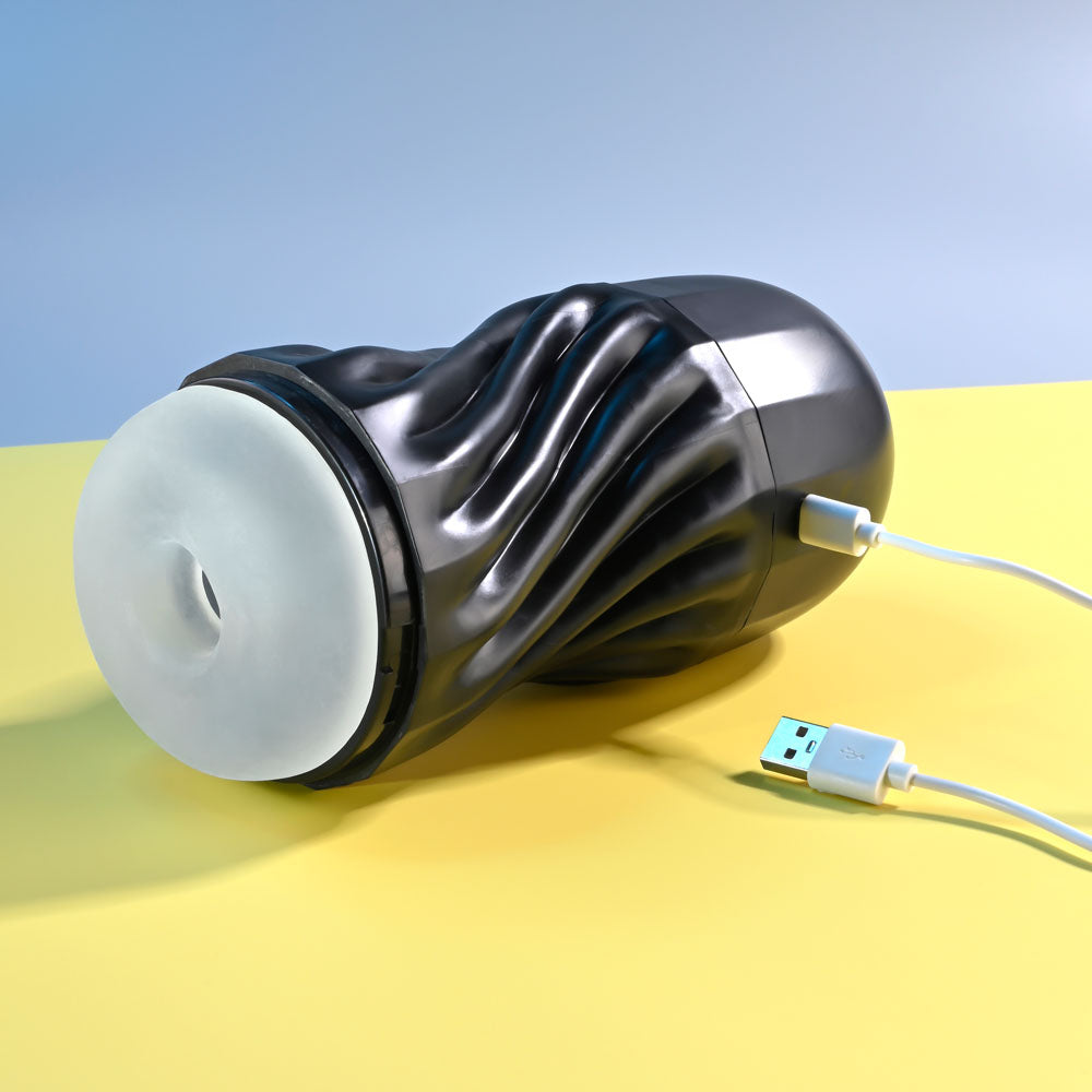 Playboy Pleasure SOLO - USB Rechargeable Vibrating and Sucking Stroker Playboy Pleasure
