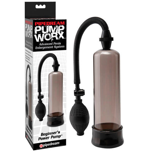 Pump Worx Beginner's Power Pump - Smoke Penis Pump Pipedreams