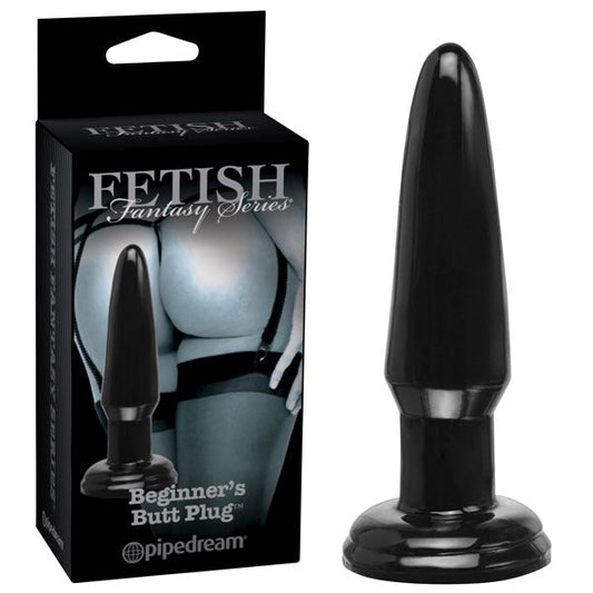 Fetish Fantasy Series Limited Edition Beginner's Butt Plug - Black 9.5 cm (3.75'') Butt Plug Pipedreams