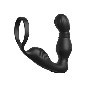 Anal Fantasy Elite Ass-Gasm P-Spot Milker - Black USB Rechargeable Prostate Massage with Cock Ring Pipedream