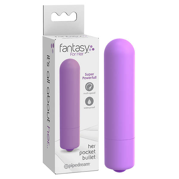 Fantasy For Her Pocket Bullet - Purple 9.4 cm (3.75'') Bullet Pipedreams