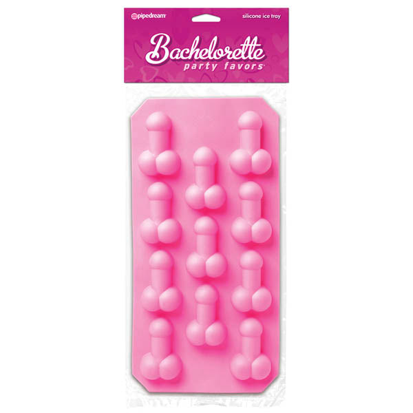 Bachelorette Party Favors Silicone Penis Ice Tray - Pink Silicone Ice Tray Pipedreams