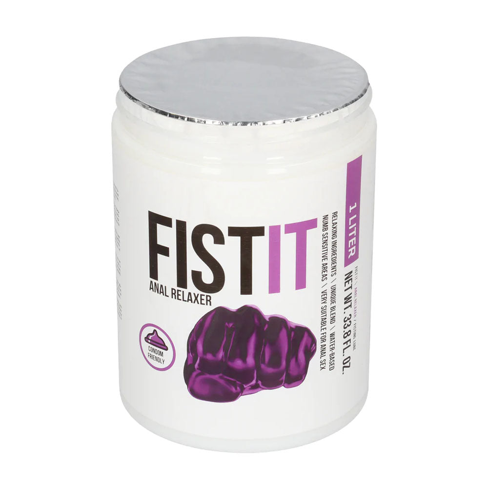 Pharmquests Fist-It Anal Relaxer - Water Based Relaxing Lubricant - 1000 ml Tub Shots Toys