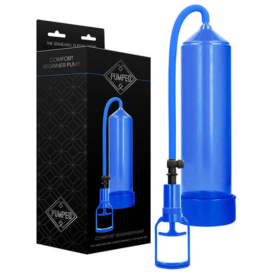 Pumped Comfort Beginner Pump - Blue Penis Pump Shots Toys