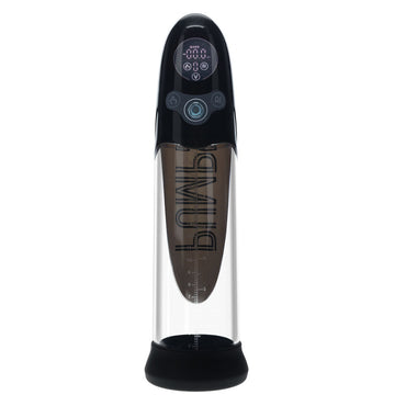 PUMPED Aqua-Pro Auto Pump - Black - Black/Clear USB Rechargeable AI-Enabled Submersible Auto Penis Pump Shots Toys