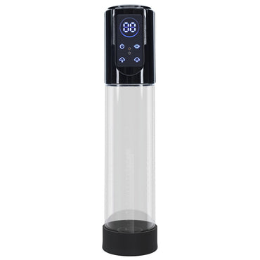 PUMPED MegaLift Automatic Penis Pump - Black - Black/Clear USB Rechargeable Auto Penis Pump Shots Toys