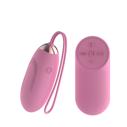 Passion Play Silicone Vibrating Egg - Small - Pink USB Rechargeable Vibrating Egg with Wireless Remote Passion Play