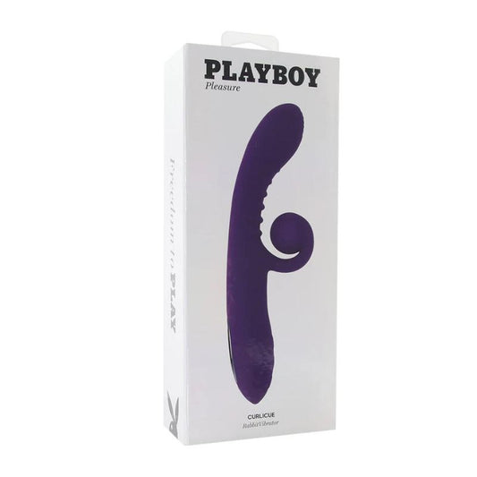 Playboy Pleasure Curlicue Rabbit Vibrator  - Club X