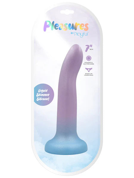 Pleasures by Playful 7 inch Dong - Purple to Blue - Club X
