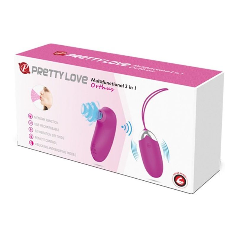 Pretty Love Multifunctional 2 In 1 Orthus - Purple  - Club X