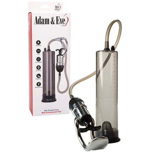 Adam & Eve MAX RESULTS Pump - Clear Penis Pump Adam & Eve