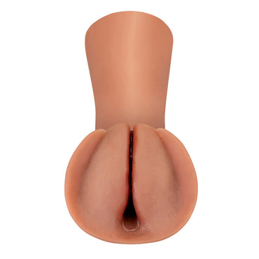 PDX Extreme Wet Pussies - Slippery Slit - Tan - Tan Self-Lubricating Vagina Stroker Pipedream