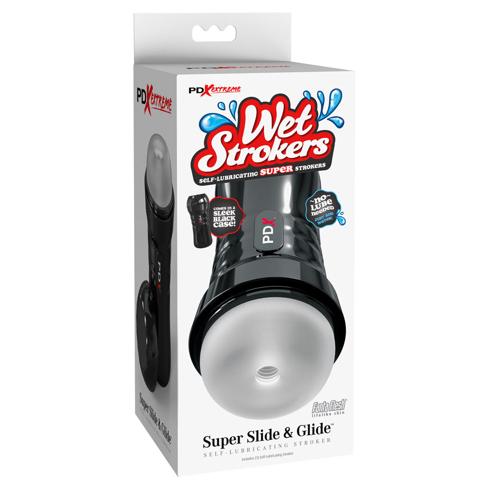 PDX Extreme Wet Strokers Super Slide & Glide - Clear Stroker PDX